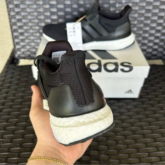 ADIDAS ULTRABOOST 1.0 DOUBLE BLACK - MENS 7 / WOMENS 8.5 - Picture 3 of 5